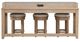 Liberty Furniture Millstone 4-Piece Nutmeg Console Bar Table Set-3