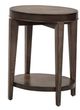 Liberty Furniture Penton Espresso Stone Oval Chair Side Table-1