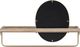 Linon Opal Gold/Natural Wall Shelf-4