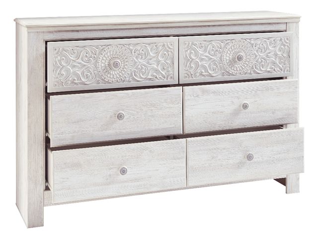 Signature Design by Ashley® Paxberry Whitewash 40" Dresser-2