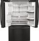 GE Profile™ 36" 22.23 Cu. Ft. Black Stainless Steel Counter Depth French Door Refrigerator-2