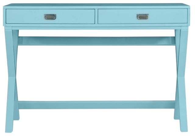 Linon Peggy Blue Writing Desk-3