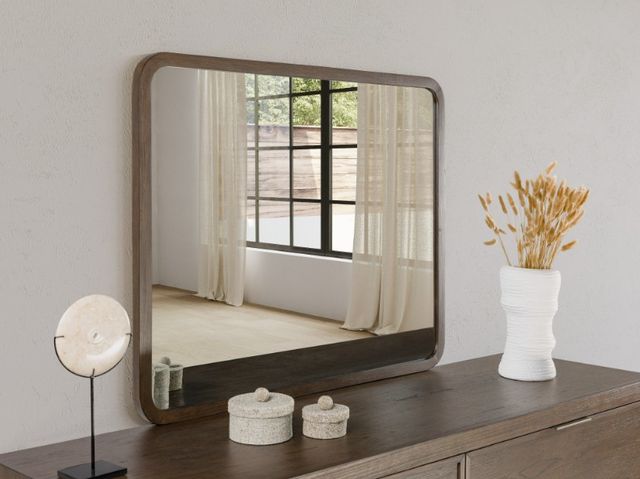 Flexsteel® Athens Chocolate Brown Mirror-4