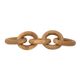 A & B Home Natural Link Chain Sculpture-1