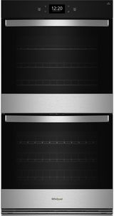 Whirlpool® 30" FingerPrint Resistant Stainless Steel Double Electric Wall Oven