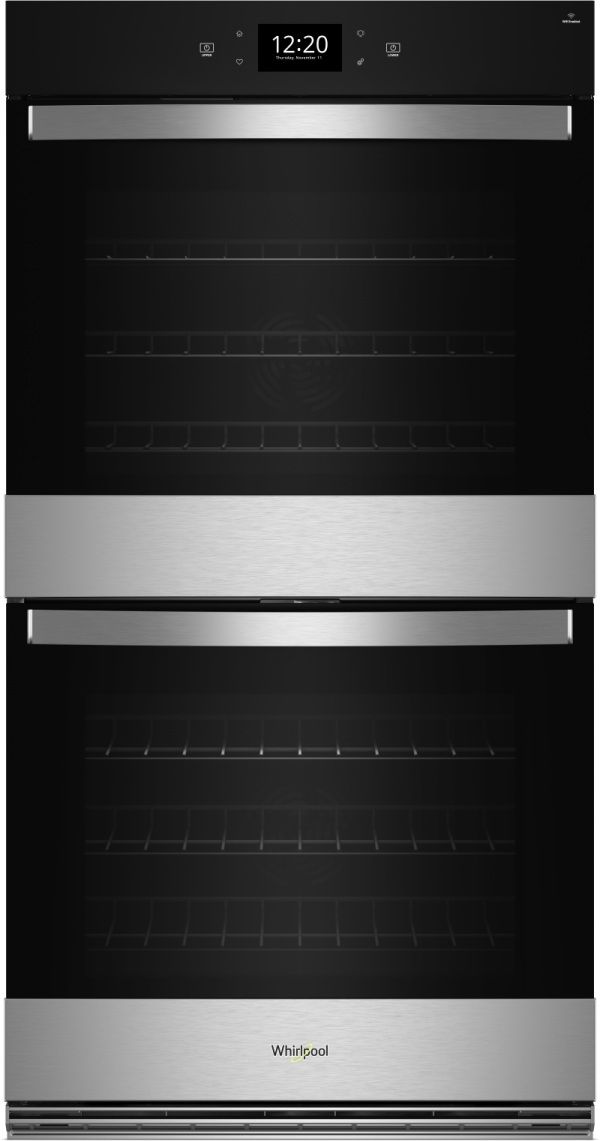 Whirlpool® 30" FingerPrint Resistant Stainless Steel Double Electric Wall Oven-0