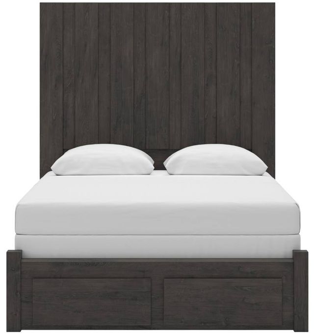 Signature Design by Ashley® Parlayon Charcoal Queen Storage Panel Bed-1