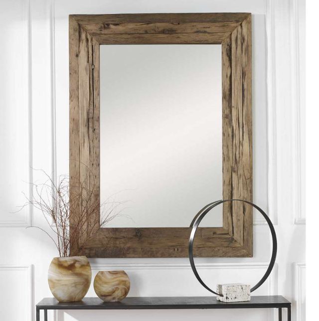 Uttermost® Rennick Brown Rustic Mirror-1