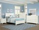 Vaughan-Bassett Bonanza White California King Panel Bed-1