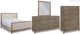 Signature Design by Ashley® Chrestner 4-Piece Gray King Upholstered Panel Bed Set-0
