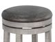 Sunny Designs™ Alpine Grey 24" Swivel Stool-1