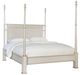 Century® Madeline Worn Light Gray King Poster Bed-0
