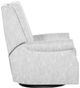 Fairfield® Customizable Roll Arm Manual Swivel Glider Recliner-3