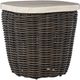 Signature Design by Ashley® Kimora Beige/Dark Brown Wicker Outdoor End Table-0