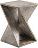Crestview Collection Bengal Manor Gray Twist End Table-0