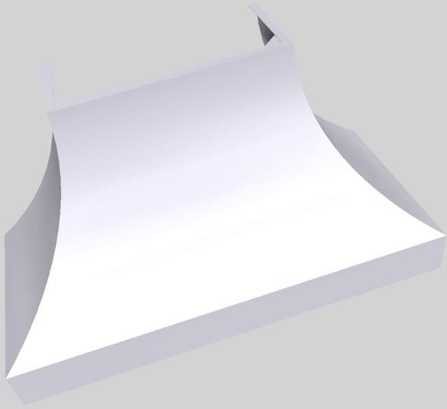 Vent-A-Hood® Designer Series 54" White Wall Mounted Range Hood-4