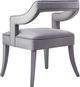 TOV Furniture Tiffany Grey Velvet Chair-1