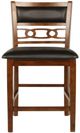 New Classic® Home Furnishings Gia Black/Brown Counter Height Dining Chair-2