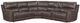 Parker House® Easton 6-Piece Steamboat Brown Power Reclining L-Shape Sectional-0