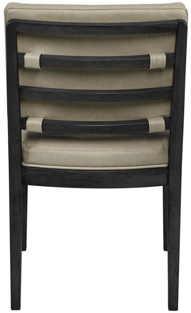 Bernards Elure Beige/Peppercorn Sling Dining Side Chair-3