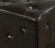 Brassex Inc. Espresso Ottoman-1