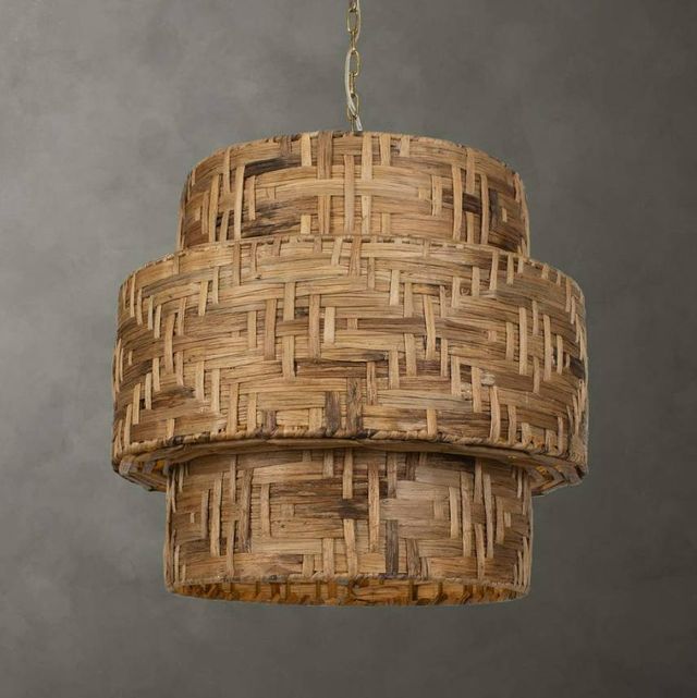 Uttermost® Water Hyacinth Natural Woven Pendant-1