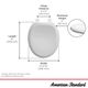 American Standard Champion® White Round Toilet Seat-2