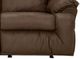 Franklin™ Henson Commodore Cocoa Manual Rocking Reclining Loveseat-2