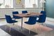 Armen Living Messina 2-Piece Blue Dining Chairs-4