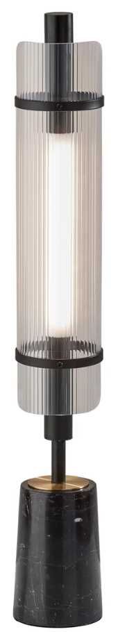 Adesso® Flair Black LED Table Lamp-0