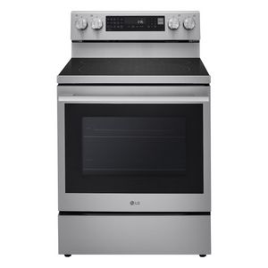 LG 30" PrintProof® Stainless Steel ProBake Convection® Glass-Top Freestanding Electric Range