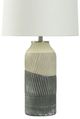StyleCraft Tabby Sage/White Table Lamp-2