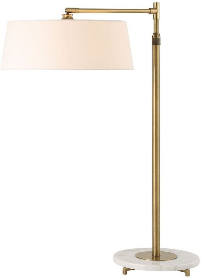 Uttermost® Branch Out Antique Brushed Brass Floor Lamp-4