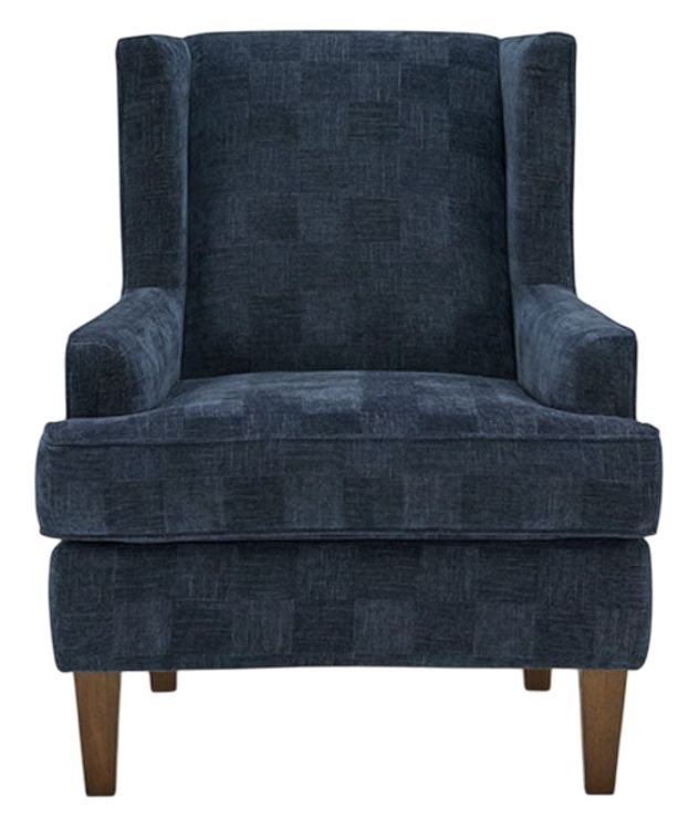 Best® Home Furnishings Customizable Field & Stream Home Sterling Wing Back Chair with Dark Walnut Legs-1