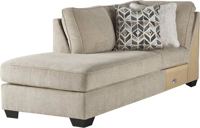 Signature Design by Ashley® Decelle 2-Piece Putty Left-Arm Facing Sofa Sectional and Chaise-2