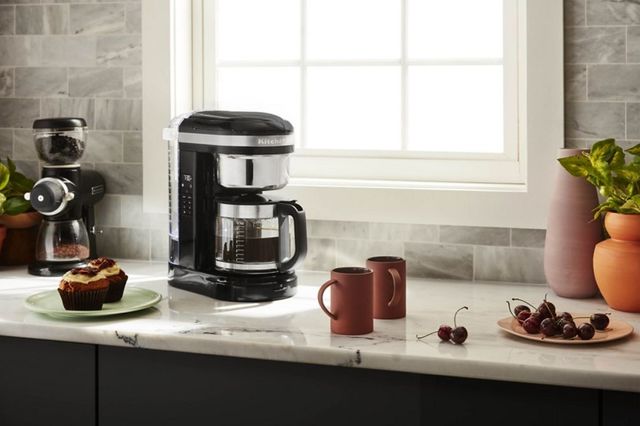 KitchenAid® 12 Cup Onyx Black Drip Coffee Maker-3