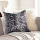 Surya Safari Gray 20"x20" Toss Pillow with Polyester Insert-4
