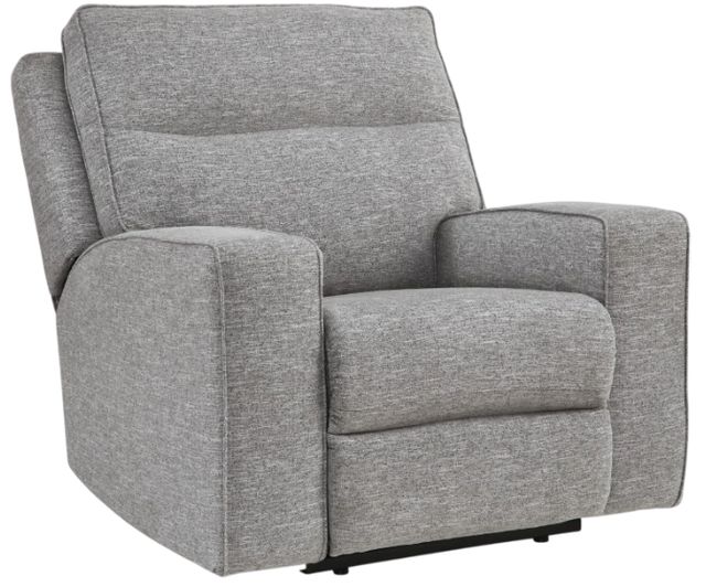 Signature Design by Ashley® Biscoe Pewter Power Recliner with Adjustable Headrest-0