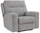 Signature Design by Ashley® Biscoe Pewter Power Recliner with Adjustable Headrest-0