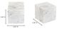 Moe's Home Collection Cora Purple/White Cube Banswara Marble Tabletop Accent-5