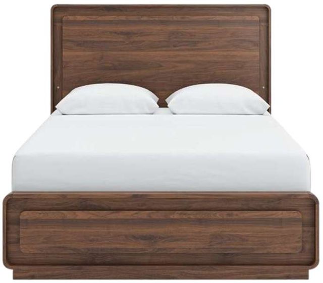 Signature Design by Ashley® Fortlorn Walnut Brown Queen Panel Bed-3