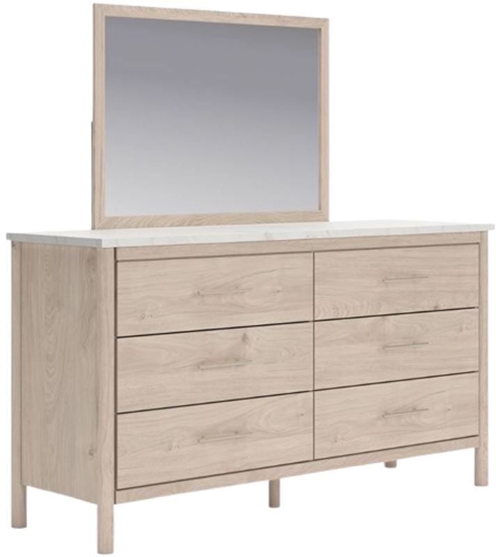 Signature Design by Ashley® Cadmori Two-Tone Dresser and Mirror