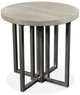 Riverside Furniture Adelyn Crema Gray Side Table-0