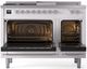 Ilve® Nostalgie II Series 48" White Pro Style Dual Fuel Range-1