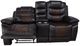New Classic® Home Furnishings Nikko Brown Dual Manual Reclining Console Loveseat-3