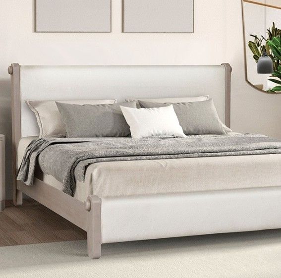 Furniture of America® Pocatello 4-Piece White Oak Queen Bedroom Set-1