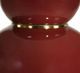 Uttermost® Gourd Burgundy Table Lamp with Antique Brass Accent-5