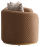 Michael Amini® Ariana Caramel/Gold Sofa-3
