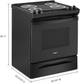 Whirlpool® 30" Black Freestanding Electric Range-3