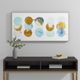 Olliix by Urban Habitat Crowned Motions Multi Crystal Glass Coat with Foil Framed Wall Art-4